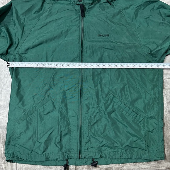 Men’s Structure Windbreaker Full Zip Jacket Size Large - Picture 5 of 13